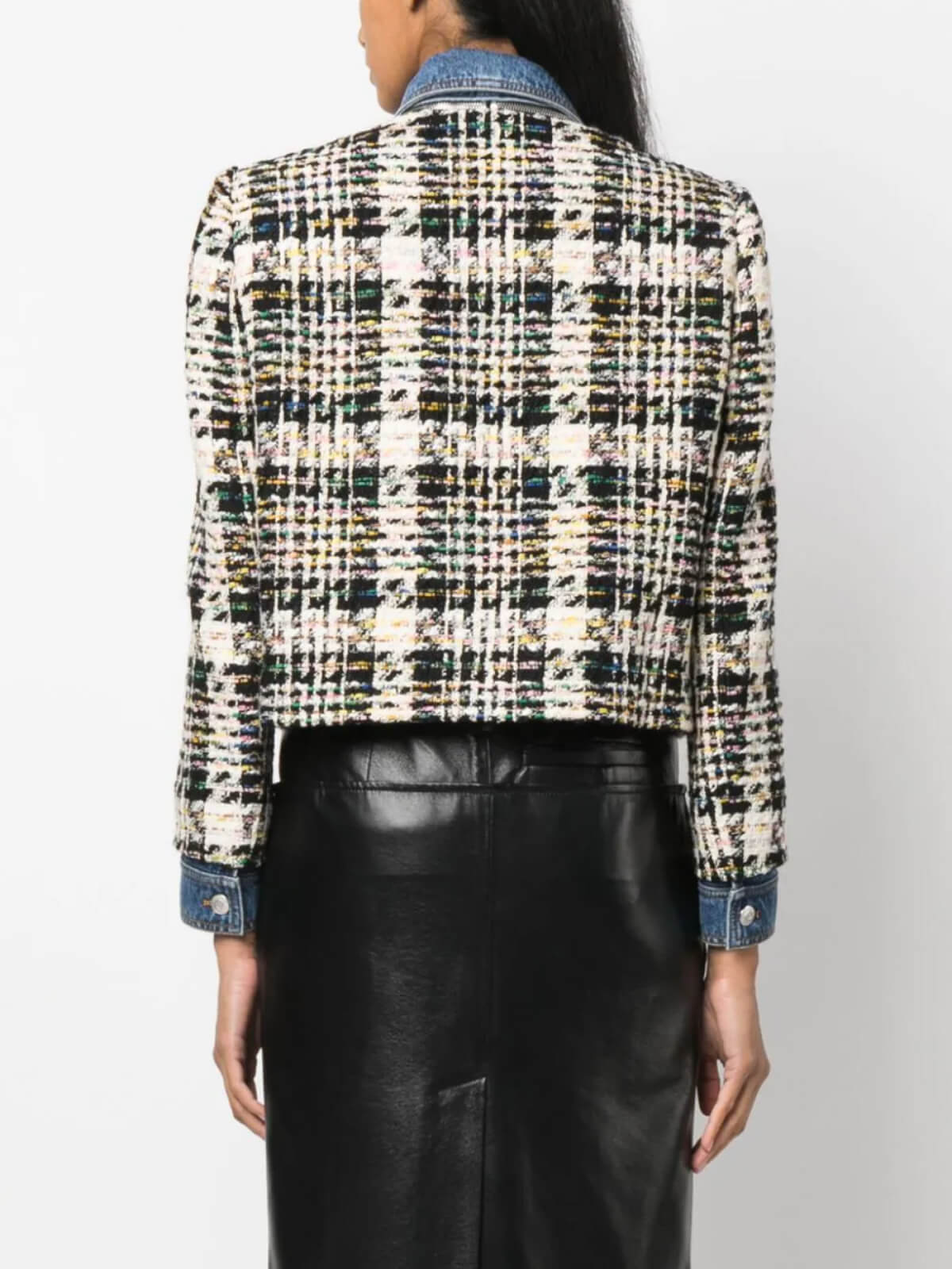 Hybrid Box Fit Tweed Jacket - Image 4