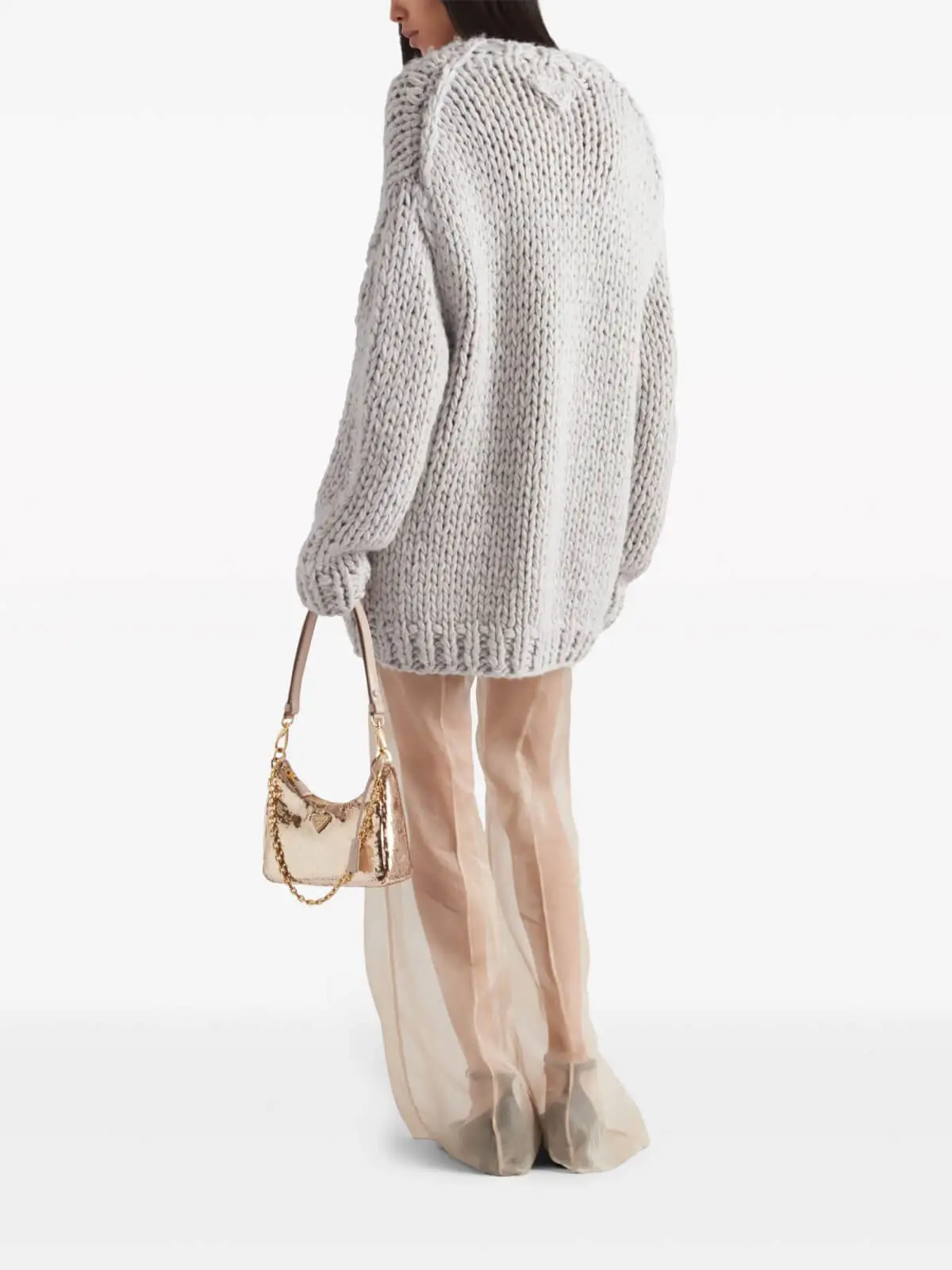 Knit Button-Up Cardigan - Image 3